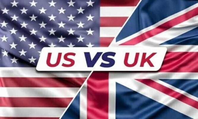 Anh vs Mỹ